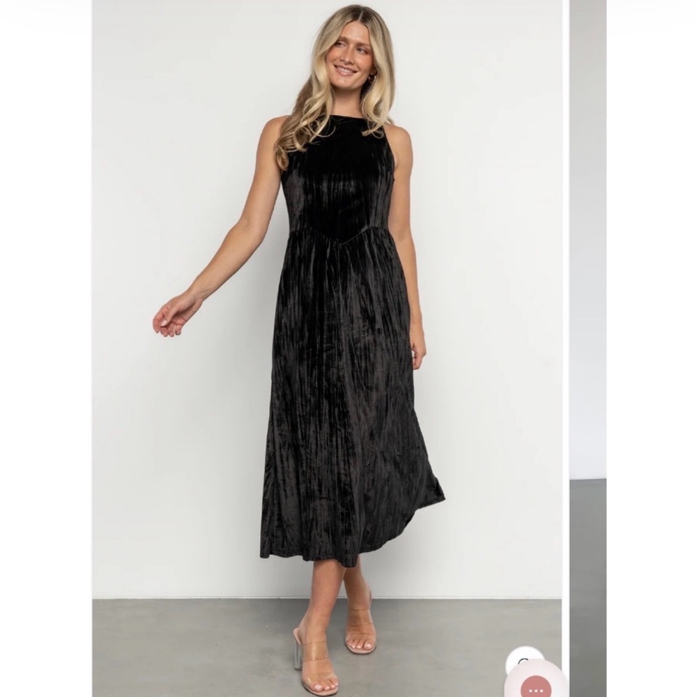 Baltic Born Octavia Velvet Midi Dress